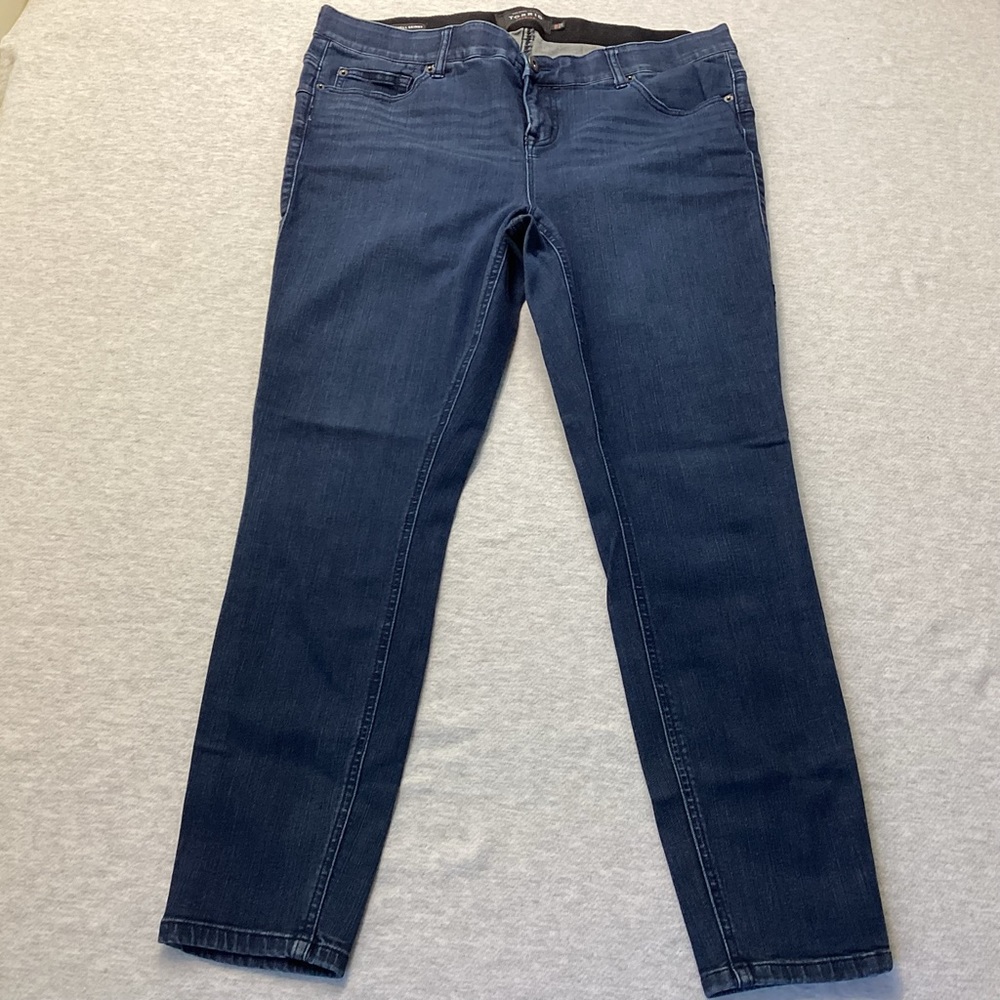 TORRID PREMIUM BOMBSHELL SKINNY WOMEN’S DENIM JEANS SIZE:18 R DARK WASH/ STRETCH